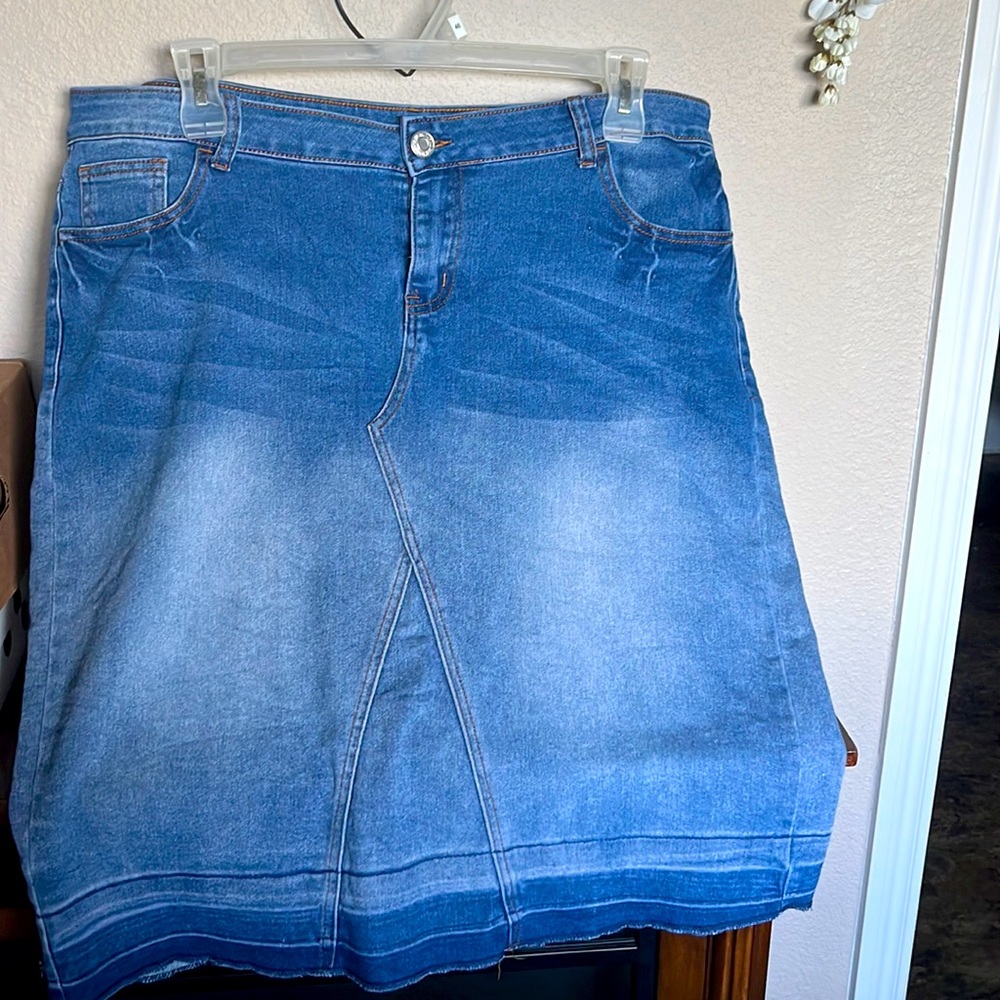 A Zadie B’s Be Girl Jean Skirt